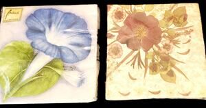 Floral Paper Luncheon Napkins Lot 2 Ambiente Cheryl Welch 38 Ct Sealed 3 PlyB